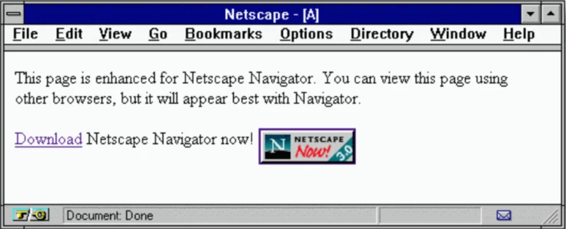 Best Viewed in Netscape Navigator