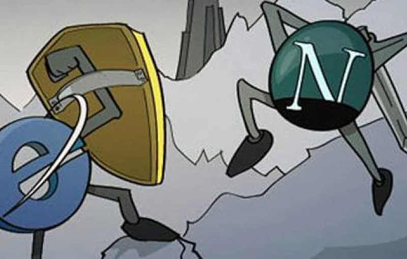 Netscape vs IE